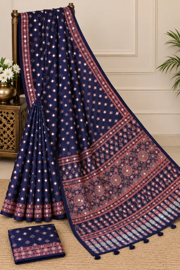Navy_Blue_Printed_Saree_for_Women