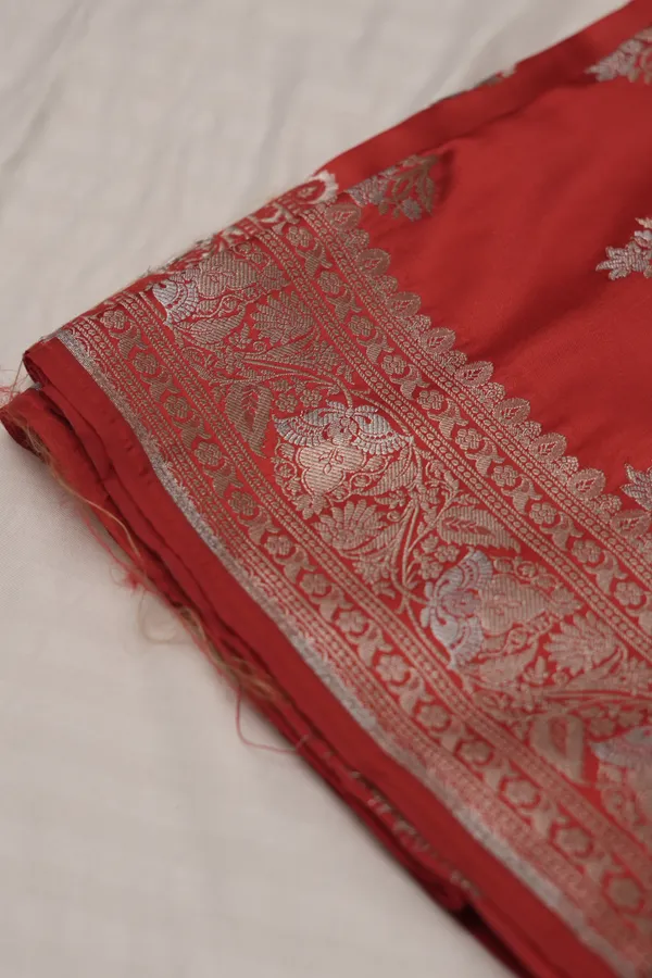 Red-mashru_silk_katan_tanchoi_silk_saree