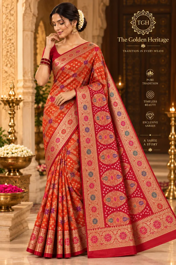 Red_Brocade_Traditional_Saree_for_Women