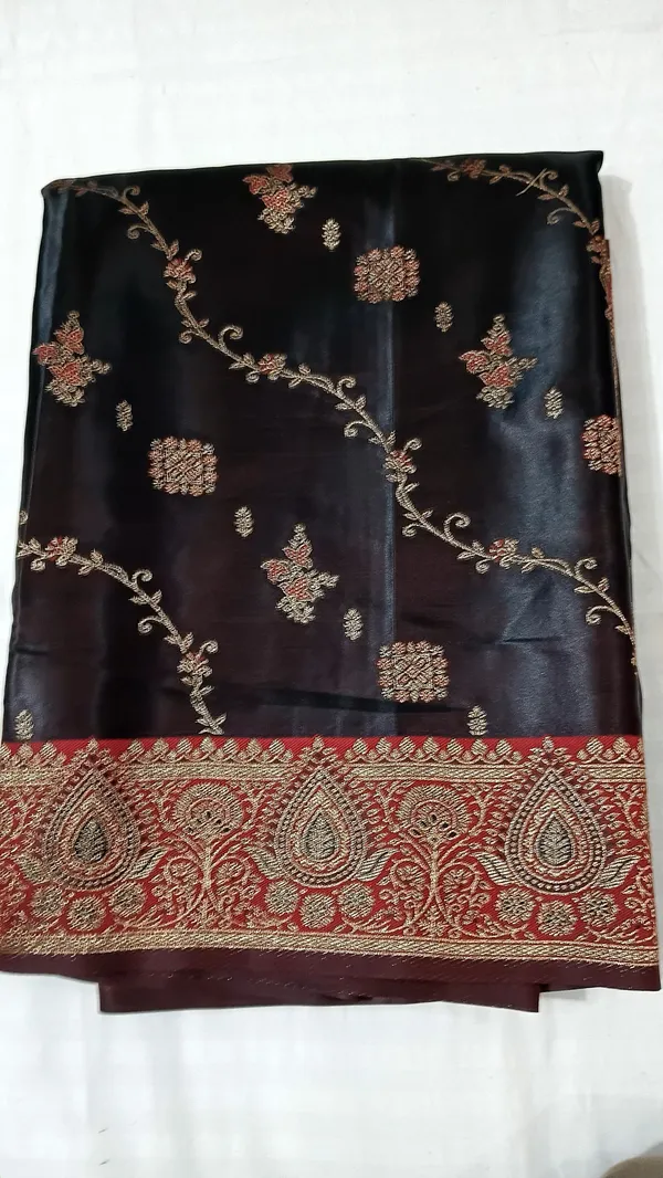 WINE_Floral_Saree_for_Women