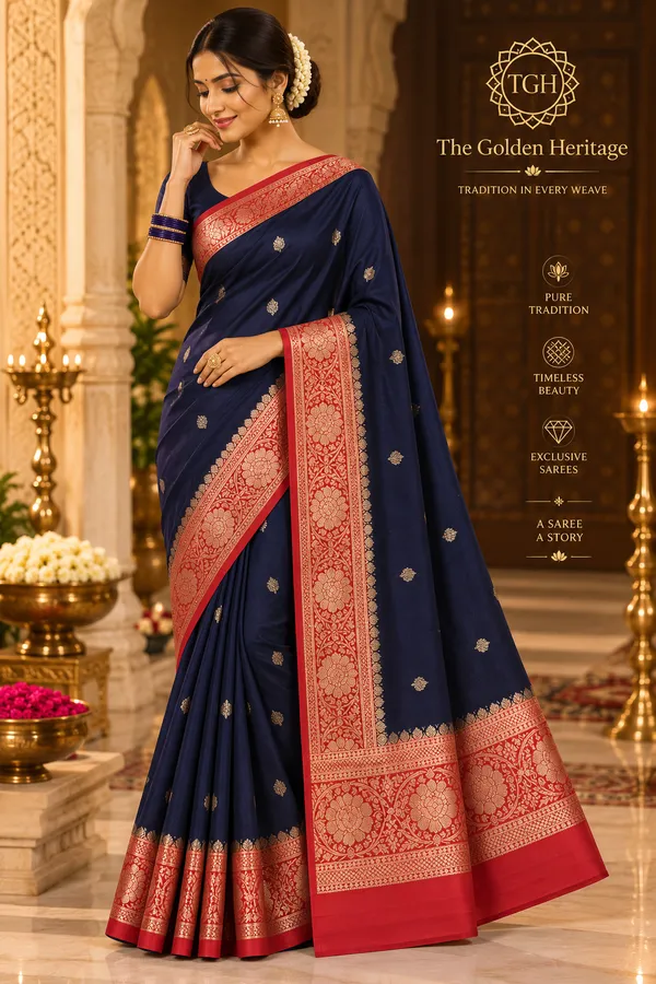 Navy_Blue_Traditional_Saree_for_Women