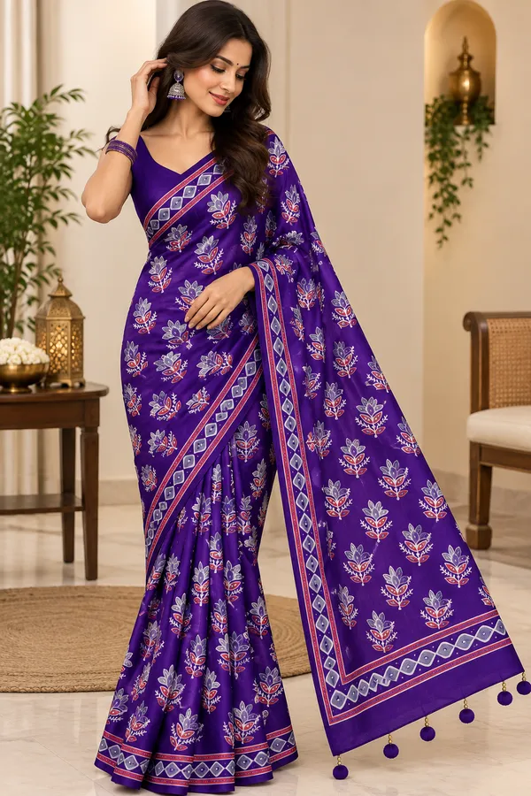 Purple_Printed_Saree_for_Women