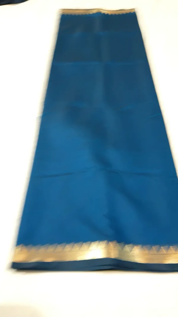 Blue_Woven_Saree_With_Metallic_Border_for_Women