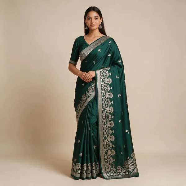 Green-Mashru_Silk_Katan_Tanchoi_Silk_Saree
