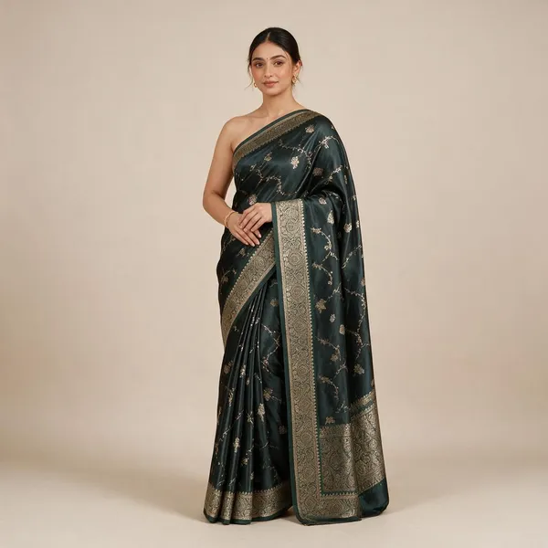 Green-Mashru_Silk_Katan_Tanchoi_Silk_Saree