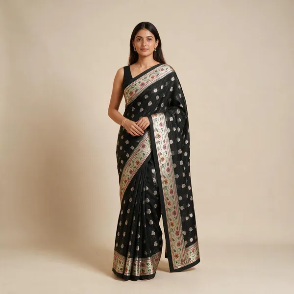 Black-Banarasi_Silk_Saree