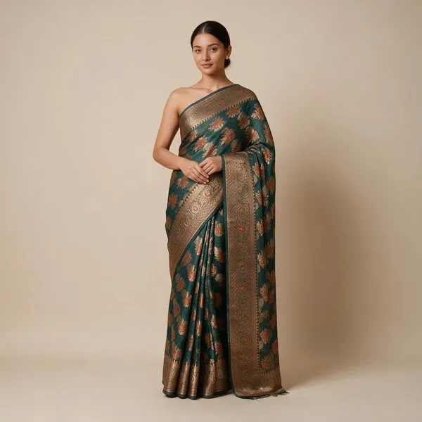 Green_-Banarasi_Silk_Saree