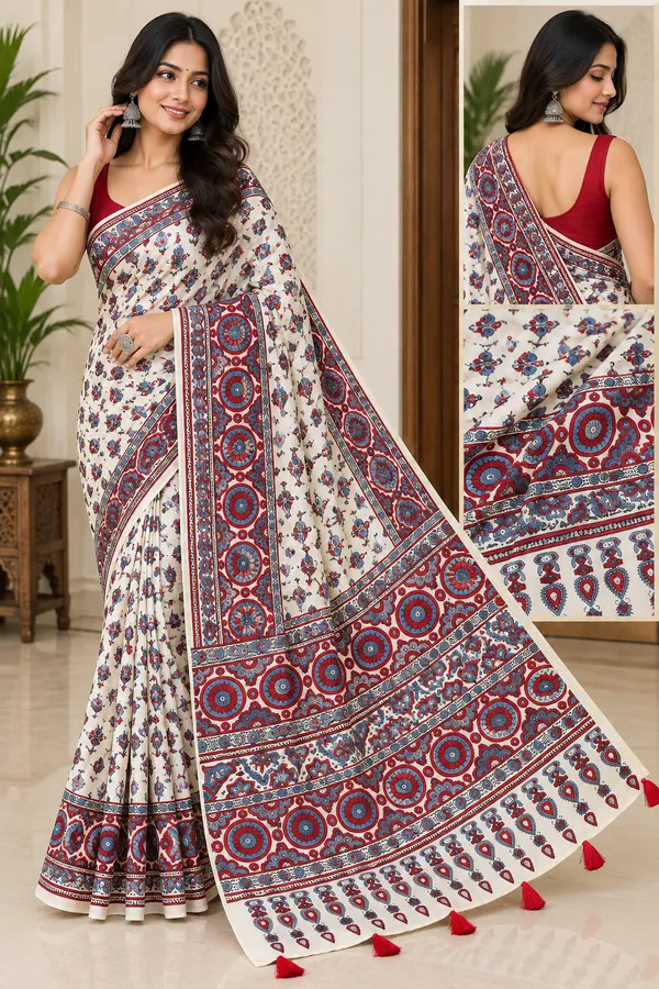Multicolor_Printed_Saree_for_Women