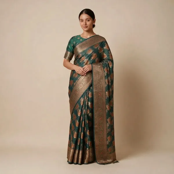 Green_-Banarasi_Silk_Saree