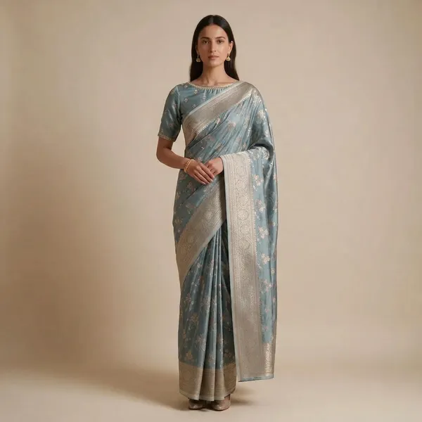 Blue-Mashru_Silk_Katan_Tanchoi_Silk_Saree