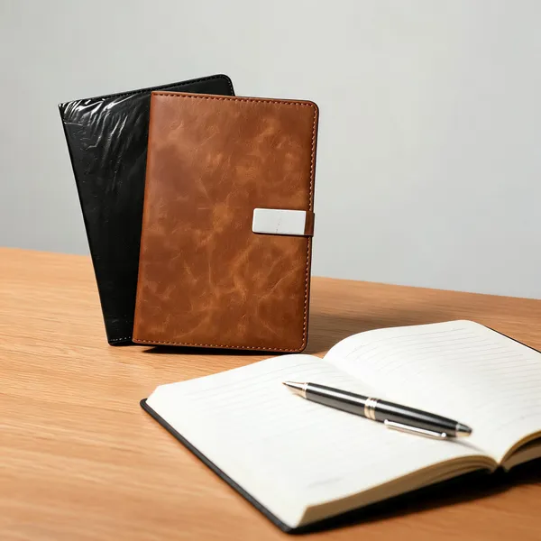 Fiona_A2_Diary_With_A5_Size_With_Pu_Magnetic_Lock_Brown_-_Pack_Of_2