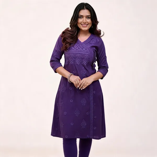 Purple_Embroidered_Straight_Kurta_For_Women