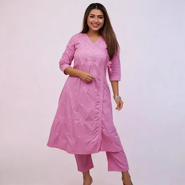 Pink_Embroidered_Straight_Kurta_Set_For_Women