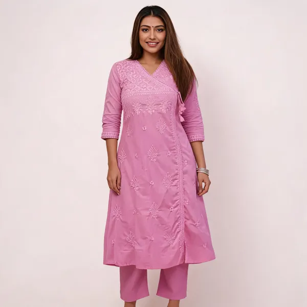 Pink_Embroidered_Straight_Kurta_Set_For_Women