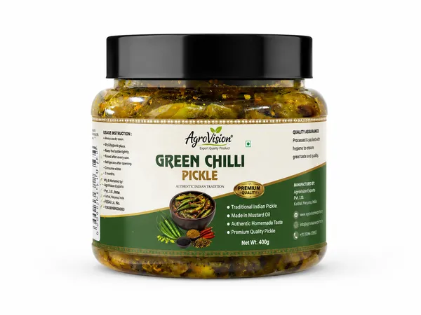 AgroVision_Green_Chilli_Pickle_400_G