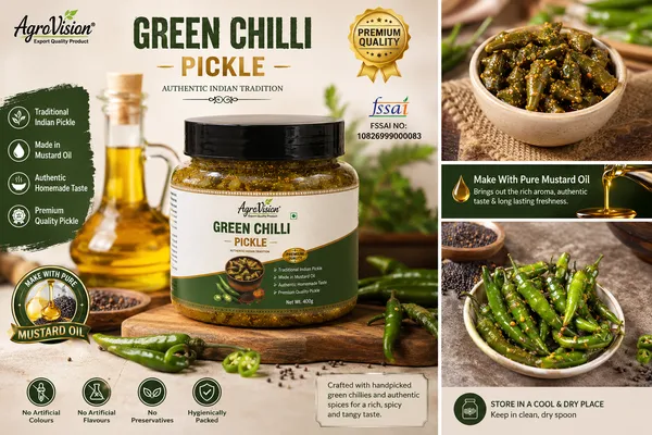 AgroVision_Green_Chilli_Pickle_400_G