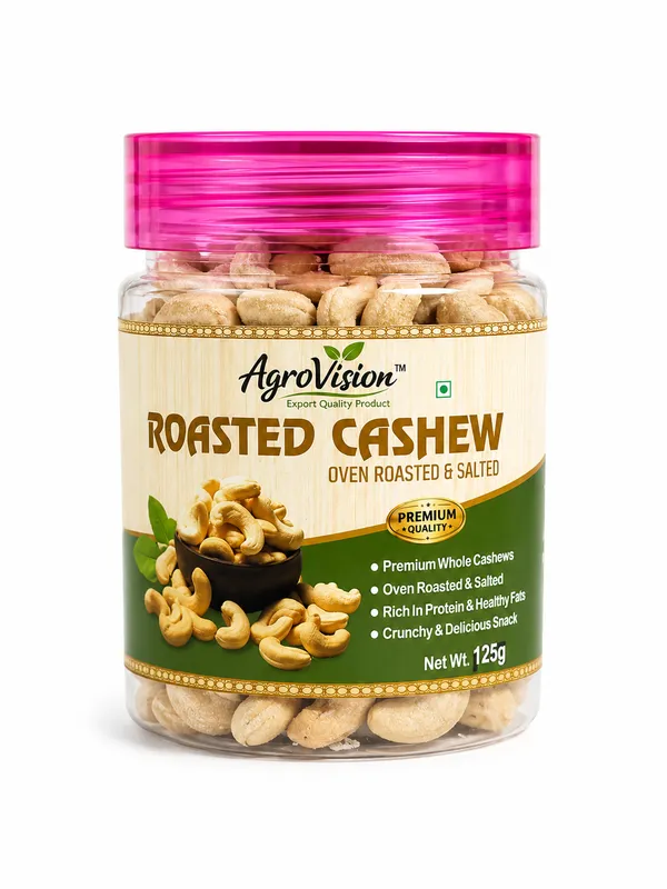 AgroVision_Oven_Roasted_Salted_Cashews_125_G_Pack_of_2