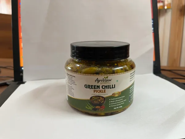 AgroVision_Green_Chilli_Pickle_400_G