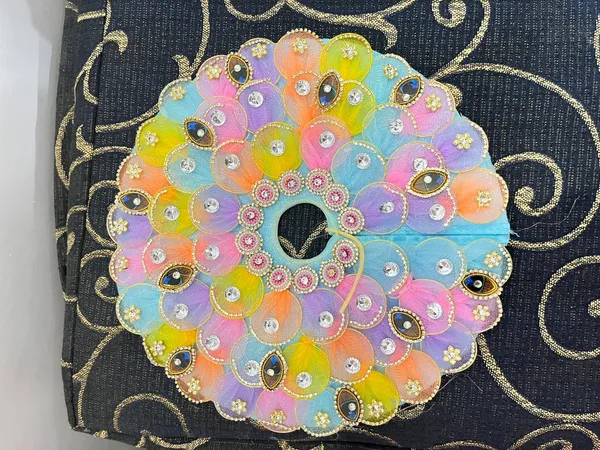 Fabric_Multicolour_Floral_Embellished_Decorative_Garland