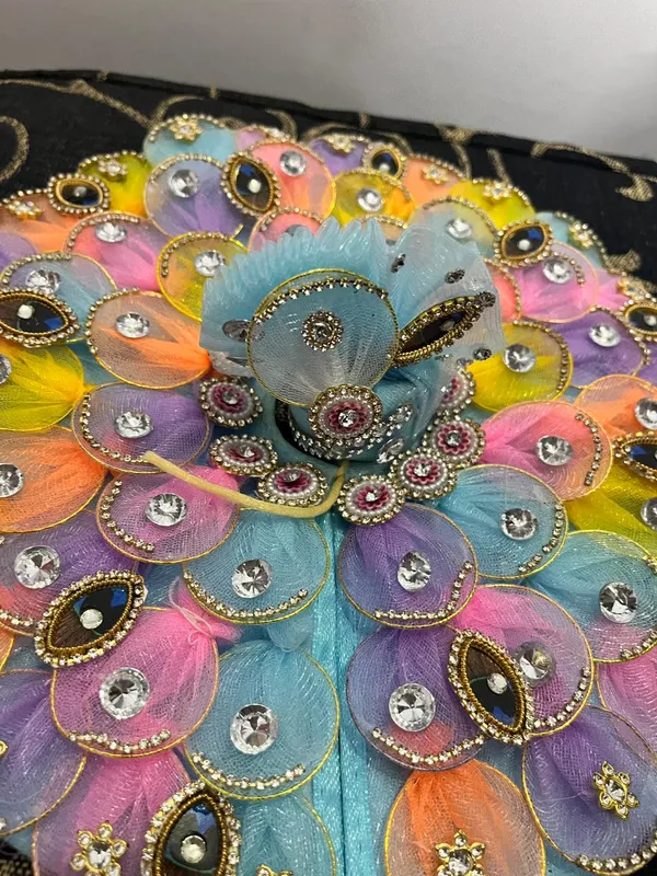Fabric_Multicolour_Floral_Embellished_Decorative_Garland