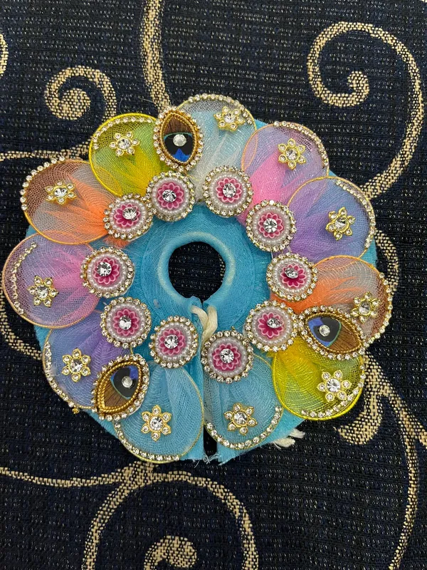 Fabric_Multicolour_Floral_Embellished_Decorative_Garland