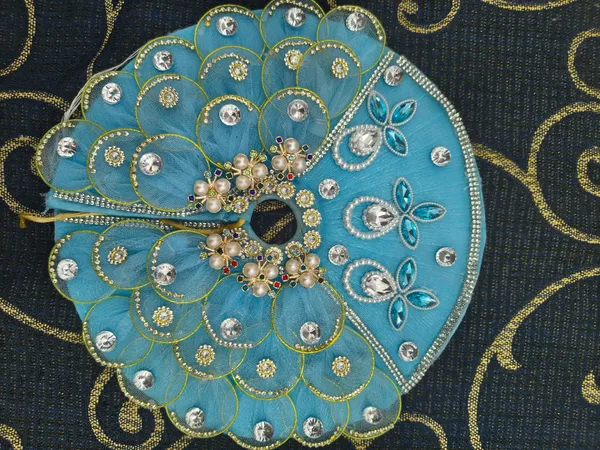 Blue_Mesh_Embellished_Floral_Brooch_for_Women