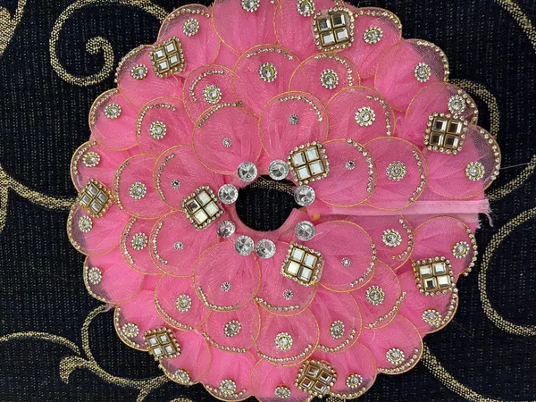 Pink_Fabric_Floral_Hair_Accessory_for_Women