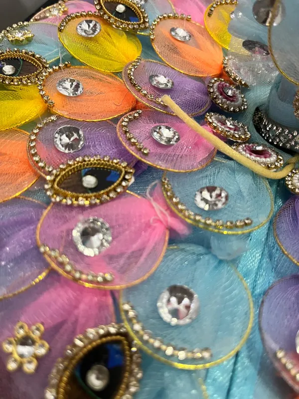 Fabric_Multicolour_Floral_Embellished_Decorative_Garland