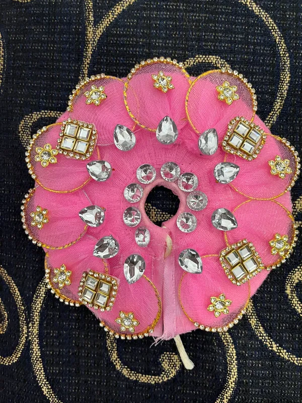 Pink_Fabric_Floral_Hair_Accessory_for_Women