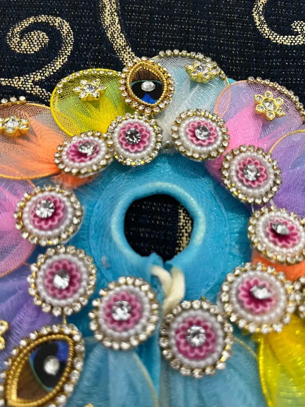 Fabric_Multicolour_Floral_Embellished_Decorative_Garland