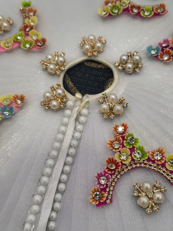 White_Embellished_Laddu_Gopal_Poshak_Set
