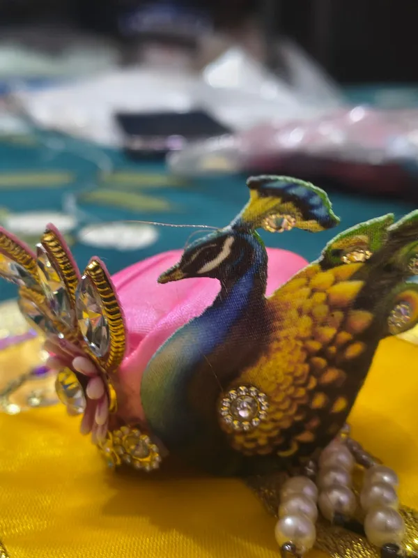 Embellished_Peacock_Design_Pooja_Thali
