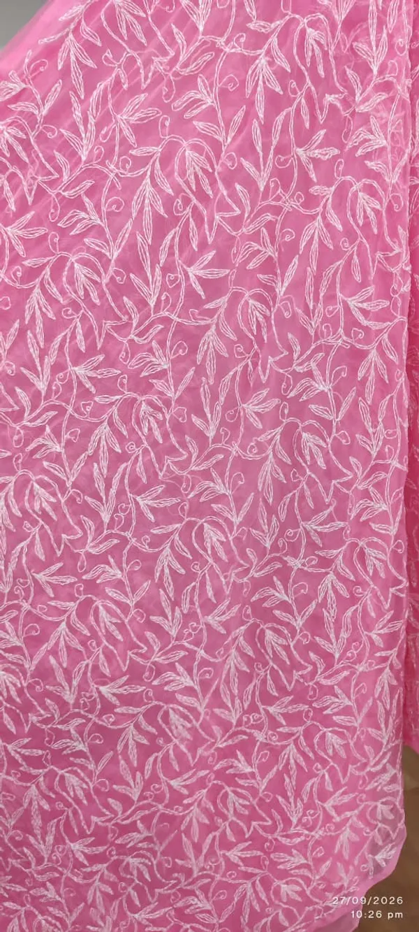 Elegant_Pink_Chikankari_Saree___