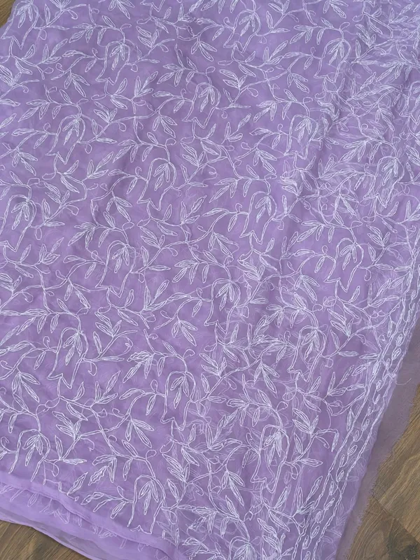 Lavender_Breeze_Chikankari_Saree