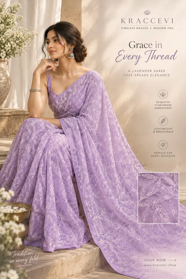 Lavender_Breeze_Chikankari_Saree