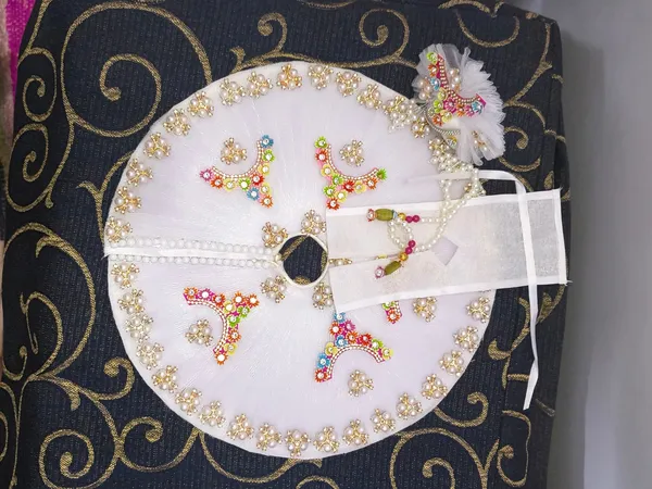 White_Embellished_Laddu_Gopal_Poshak_Set