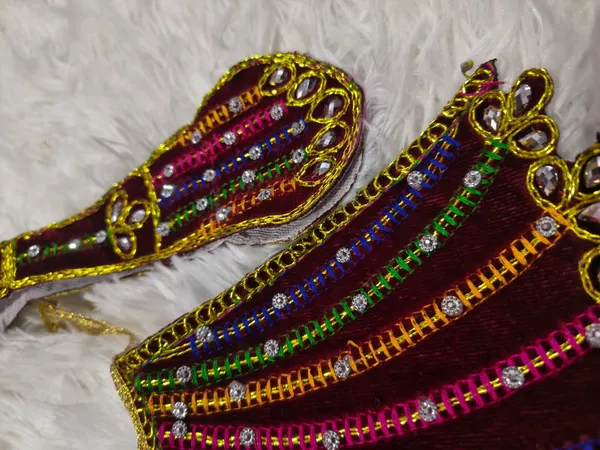 Maroon_Mata_Rani_Lehenga_&_Patka_Set