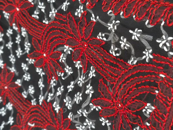 Midnight_Noir_Embroidered_Chikankari_Saree