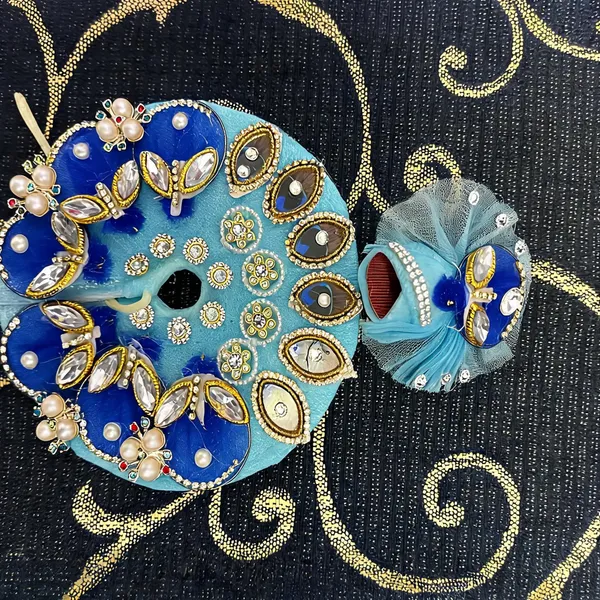 Blue_Silk_Net_Embellished_Laddu_Gopal_Dress_Set