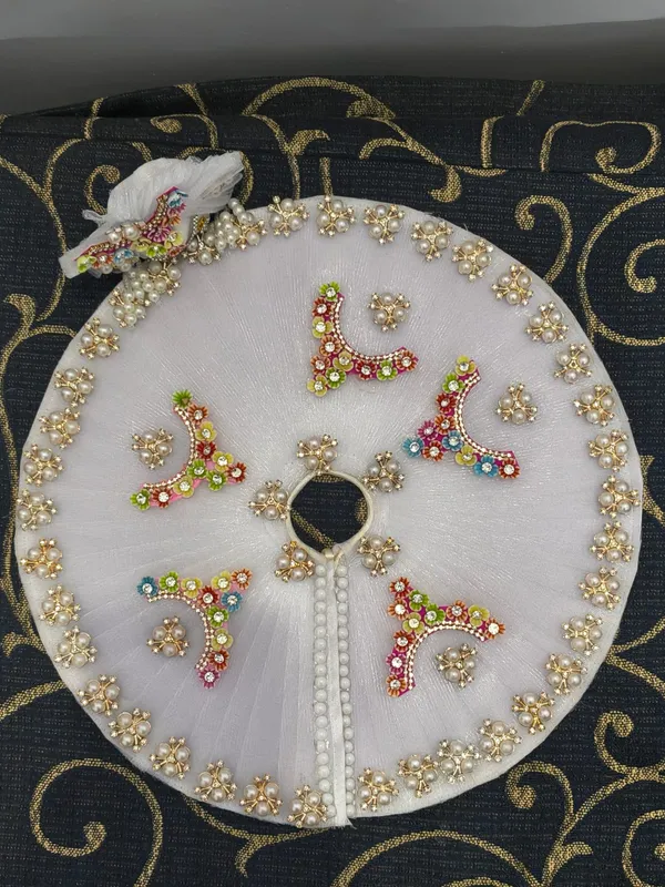 White_Embellished_Laddu_Gopal_Poshak_Set
