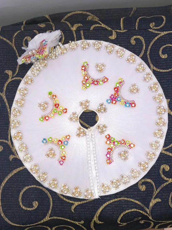 White_Embellished_Laddu_Gopal_Poshak_Set