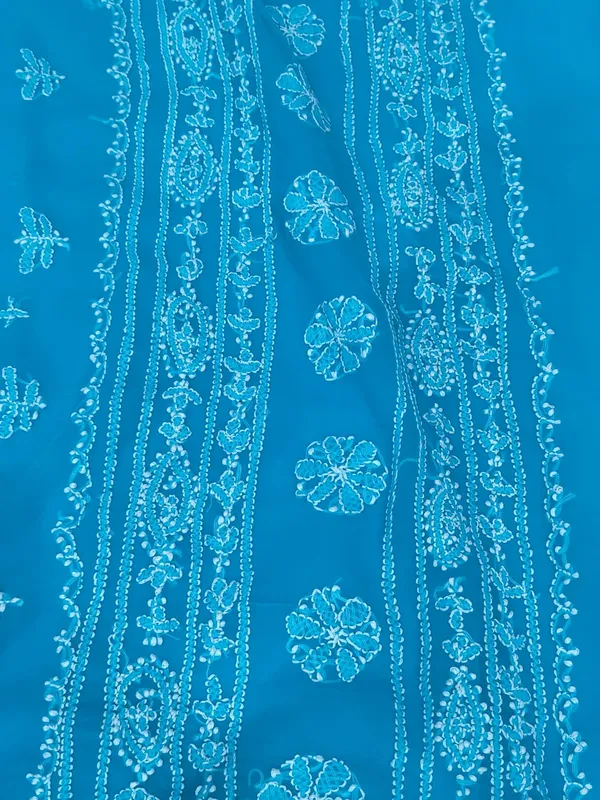 Sky_Blue_Hand_Embroidered_Chikankari_Saree