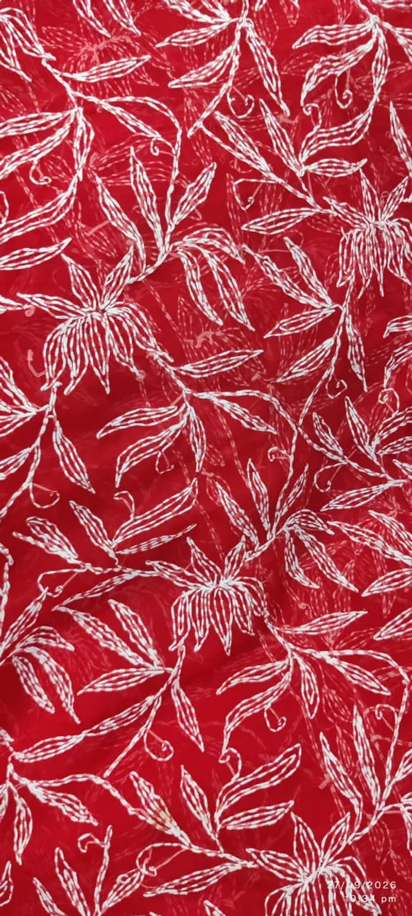 Stunning_Red_Chikankari_Saree