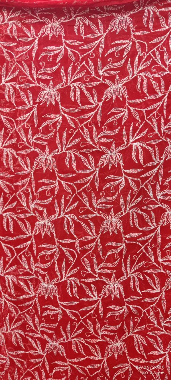 Stunning_Red_Chikankari_Saree