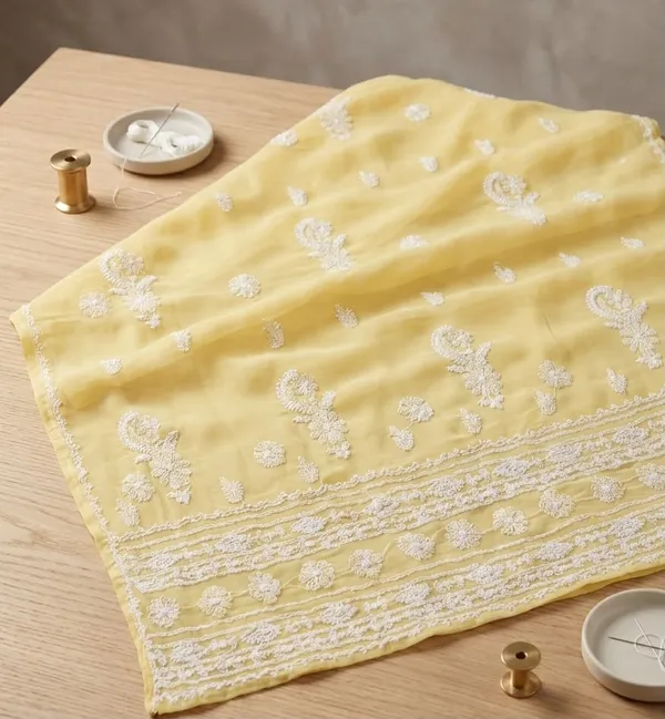 Sunshine_Elegance_Chikankari_Embroidered_Saree