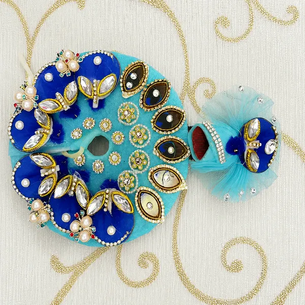 Blue_Silk_Net_Embellished_Laddu_Gopal_Dress_Set