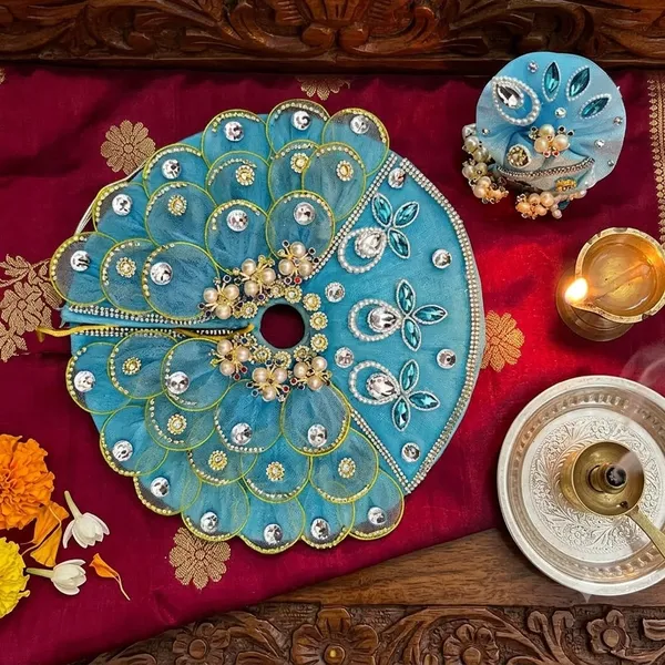 Blue_Silk_Net_Embellished_Laddu_Gopal_Dress_Set