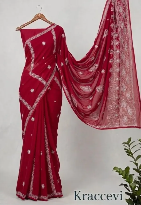 Royal_Crimson_Hand-Embroidered_Chiffon_Saree
