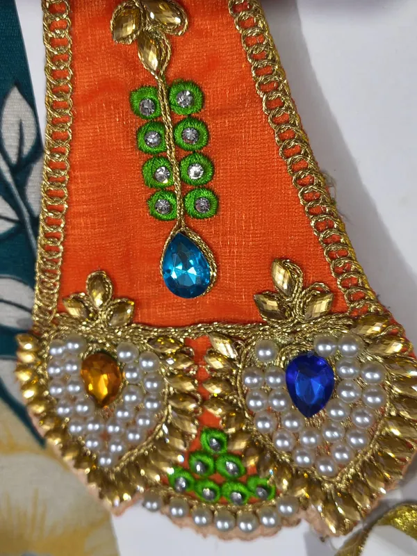 Orange_Mata_Rani_Lehenga,_Patka_&_Mukut_Set