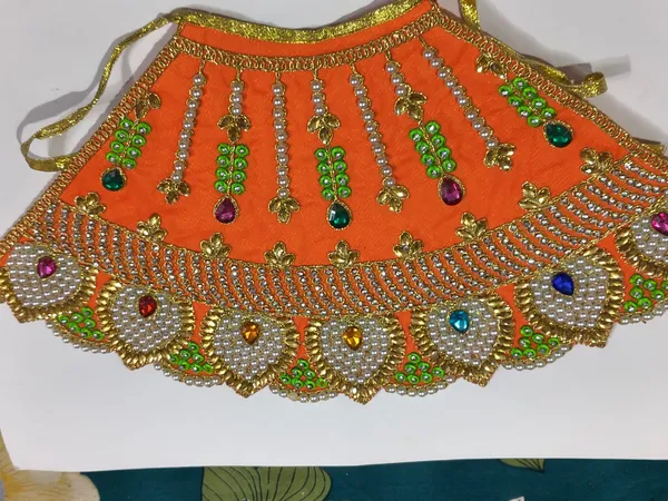 Orange_Mata_Rani_Lehenga,_Patka_&_Mukut_Set
